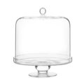 High plate with lid ginger