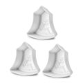 Bell hors d'oeuvre plate xmas white