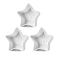 Star hors d'oeuvre plate xmas white