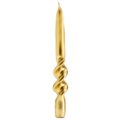 Candles curl gold