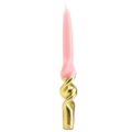 Candles curl pink gold