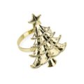 Napkin rings golden tree
