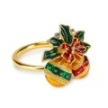 Napkin ring xmas spheres