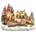 Xmas town with sledge