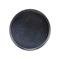 Side plate biscuit black
