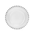 Bread plate pearl silver