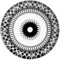 Serving plate armonia black