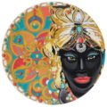 Round serving plate saba
