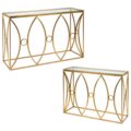 Consolle set sabina gold