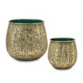 Vases set mida bronze