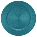 Charger plate cliff turquoise