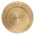 Charger plate cliff gold
