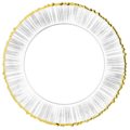 Underplate stripes gold
