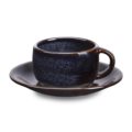 Espresso cups biscuit black
