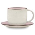 Breakfast cups biscuit pink