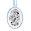 Cradle medallion holy family