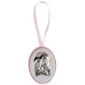 Holy family cradle medallion