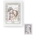 Colored holy family icon