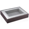 Wood coin tray