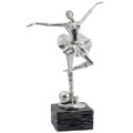 Ballerina on burnished base