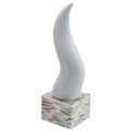 Lucky horn on squared base
