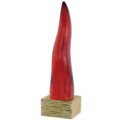 Lucky horn on squared golden base