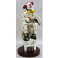 Clown with accordion
