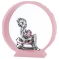 Ballerina on pink base
