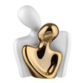 Stylized couple bust