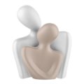 Stylized couple bust