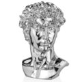 Silver bust david