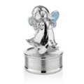 Silver angel musical box