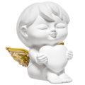 Male cherub with heart