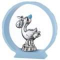 Cicogna su base azzurra