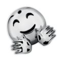 Emoji pendant hugging face