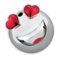 Emoji pendant heart eyes