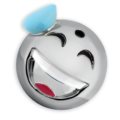 Emoji pendant smile with sweat