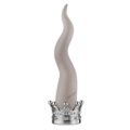 Lucky horn with silver base