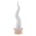 Lucky horn with powder base