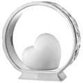 Heart on silver base