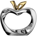 Silver stylized apple