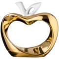 Golden stylized apple