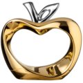 Golden stylized apple