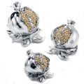 Pomegranate with golden details
