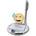 Post it holder face with sweat