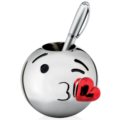 Pen holder blowing kiss