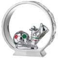 Soccer shoe silver base