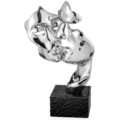 Masks sculpture black base