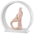 Family sculpture white base