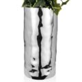 Silver coated vase